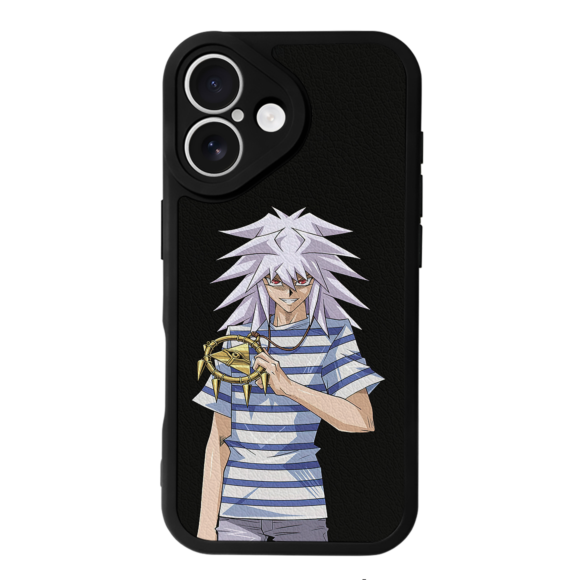 遊☆戯☆王 Yu-Gi-Oh! 【iPhone 16シリーズ対応】シリコンスマホケース（レザー調） 材質：シリコン